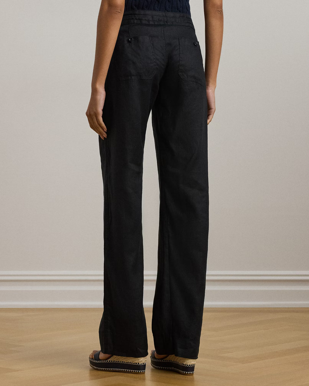 Ralph Lauren Linen Wide-Leg Pant