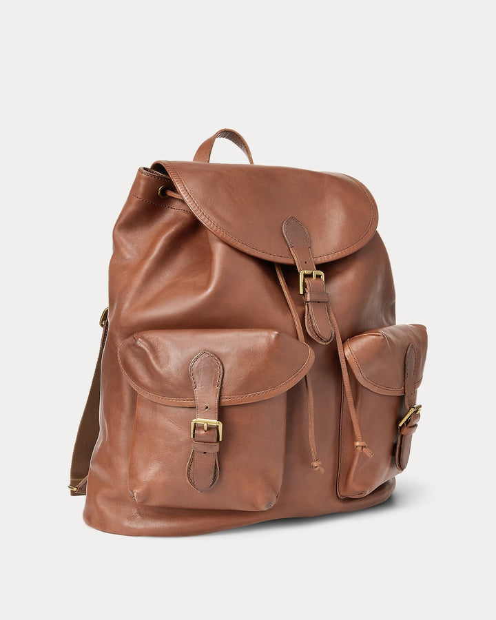 Ralph Lauren Heritage Leather Backpack