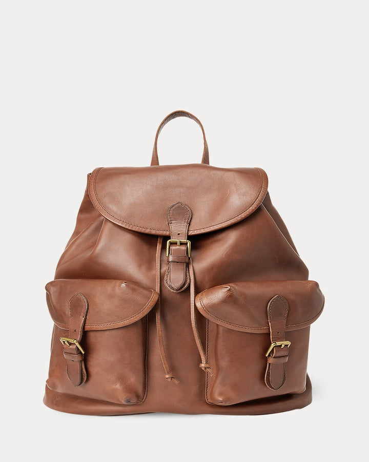 Ralph Lauren Heritage Leather Backpack