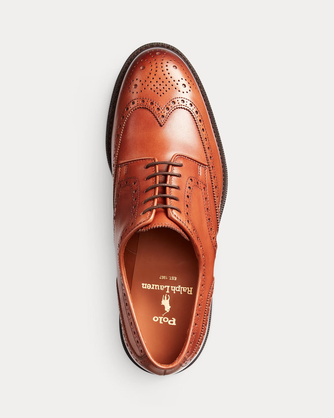 Ralph Lauren Brenton Leather Wingtip