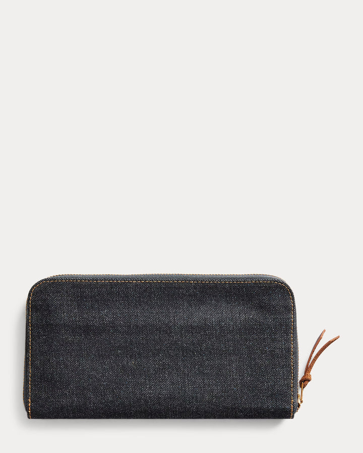 Ralph Lauren Indigo Denim Travel Wallet