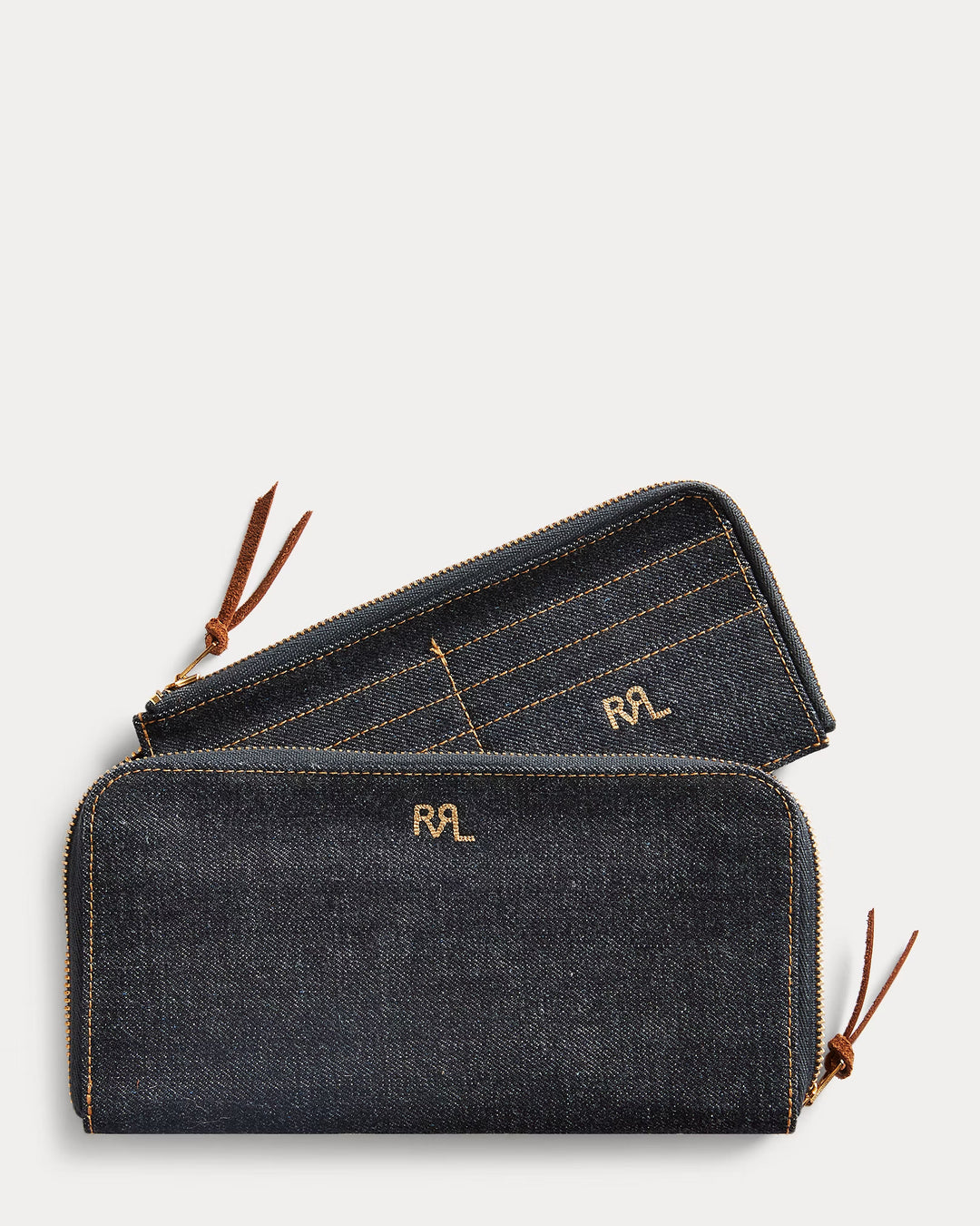 Ralph Lauren Indigo Denim Travel Wallet