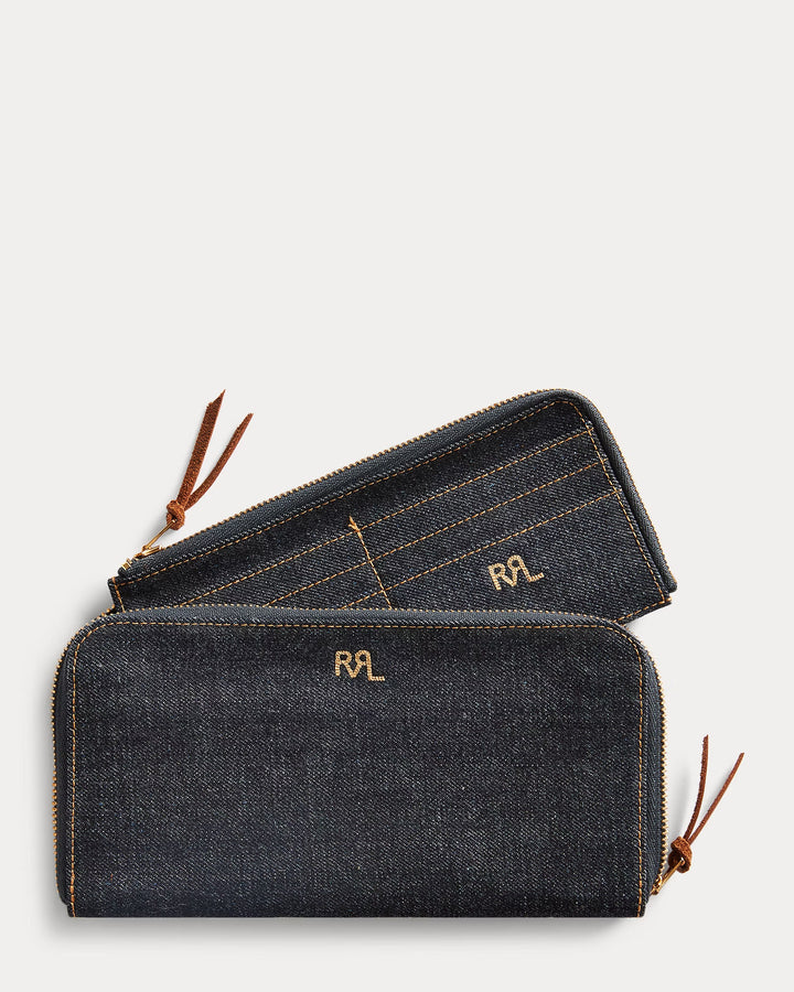 Ralph Lauren Indigo Denim Travel Wallet