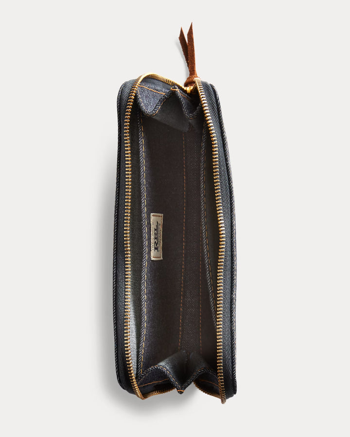 Ralph Lauren Indigo Denim Travel Wallet