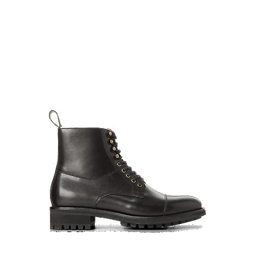 Ralph Lauren Bryson Leather Cap-Toe Boot