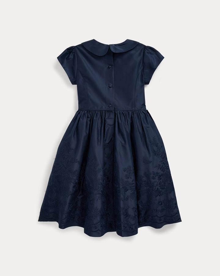 Ralph Lauren Embroidered Silk Dress