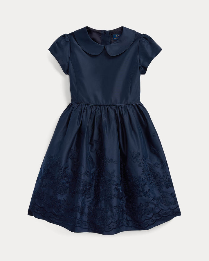 Ralph Lauren Embroidered Silk Dress