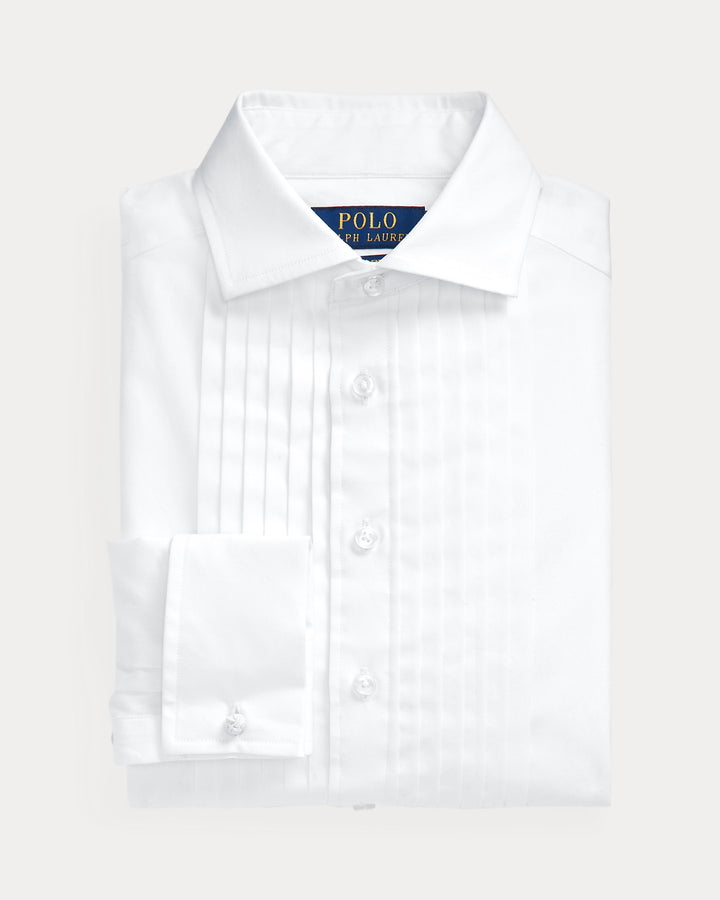 Ralph Lauren Slim Fit Cotton Poplin Tuxedo Shirt