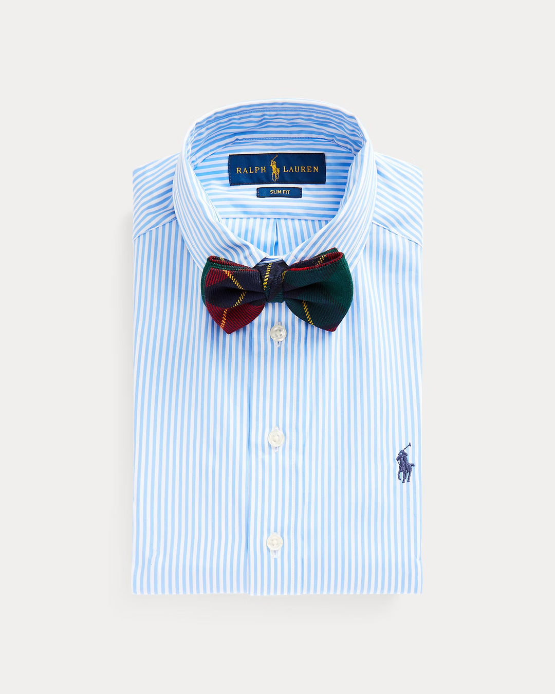 Ralph Lauren Slim Fit Striped Cotton Dress Shirt