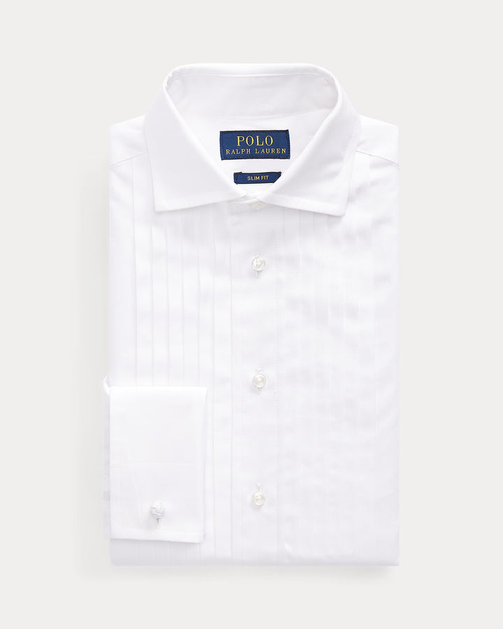 Ralph Lauren Slim Fit Cotton Poplin Tuxedo Shirt