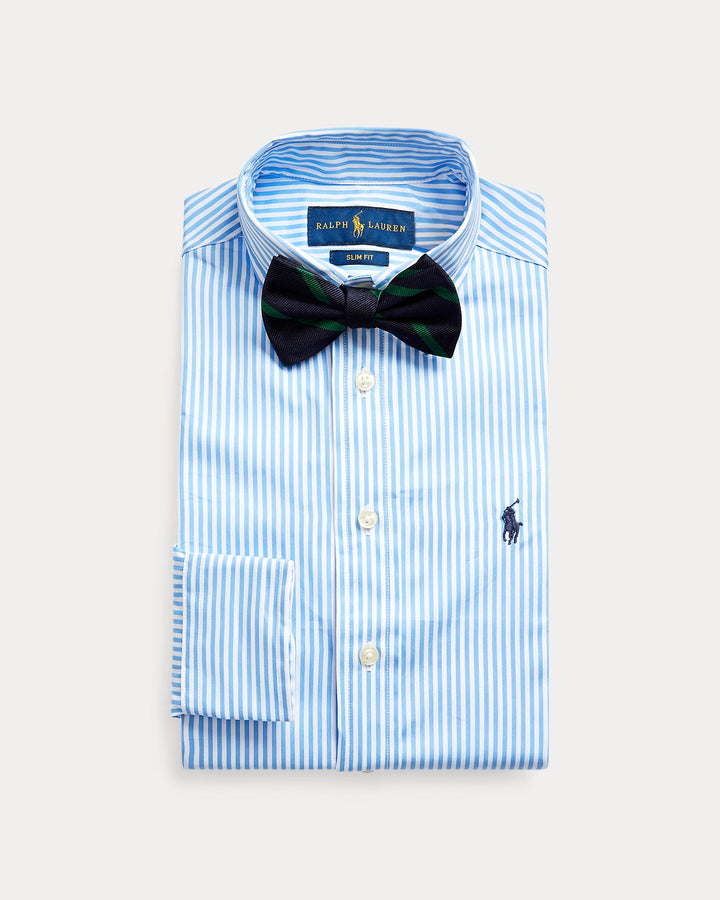 Ralph Lauren Slim Fit Striped Cotton Dress Shirt