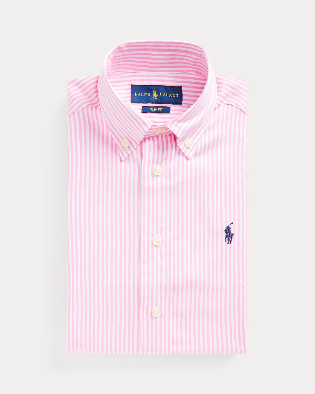 Ralph Lauren Slim Fit Striped Cotton Dress Shirt