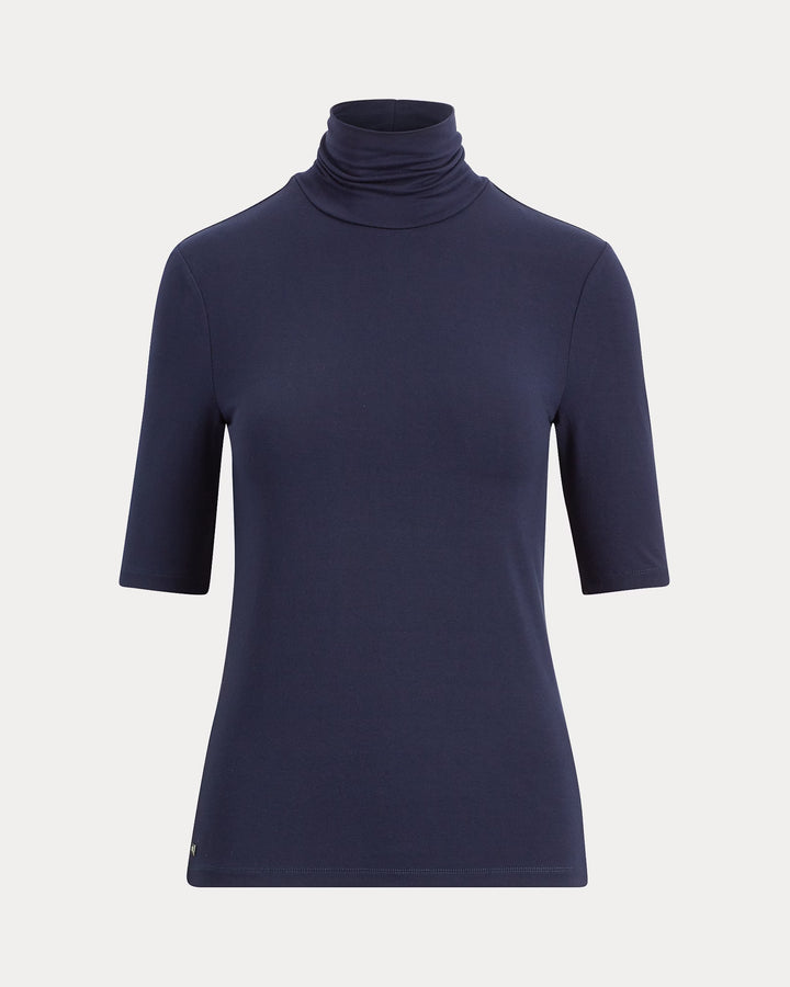 Ralph Lauren Jersey Turtleneck Top