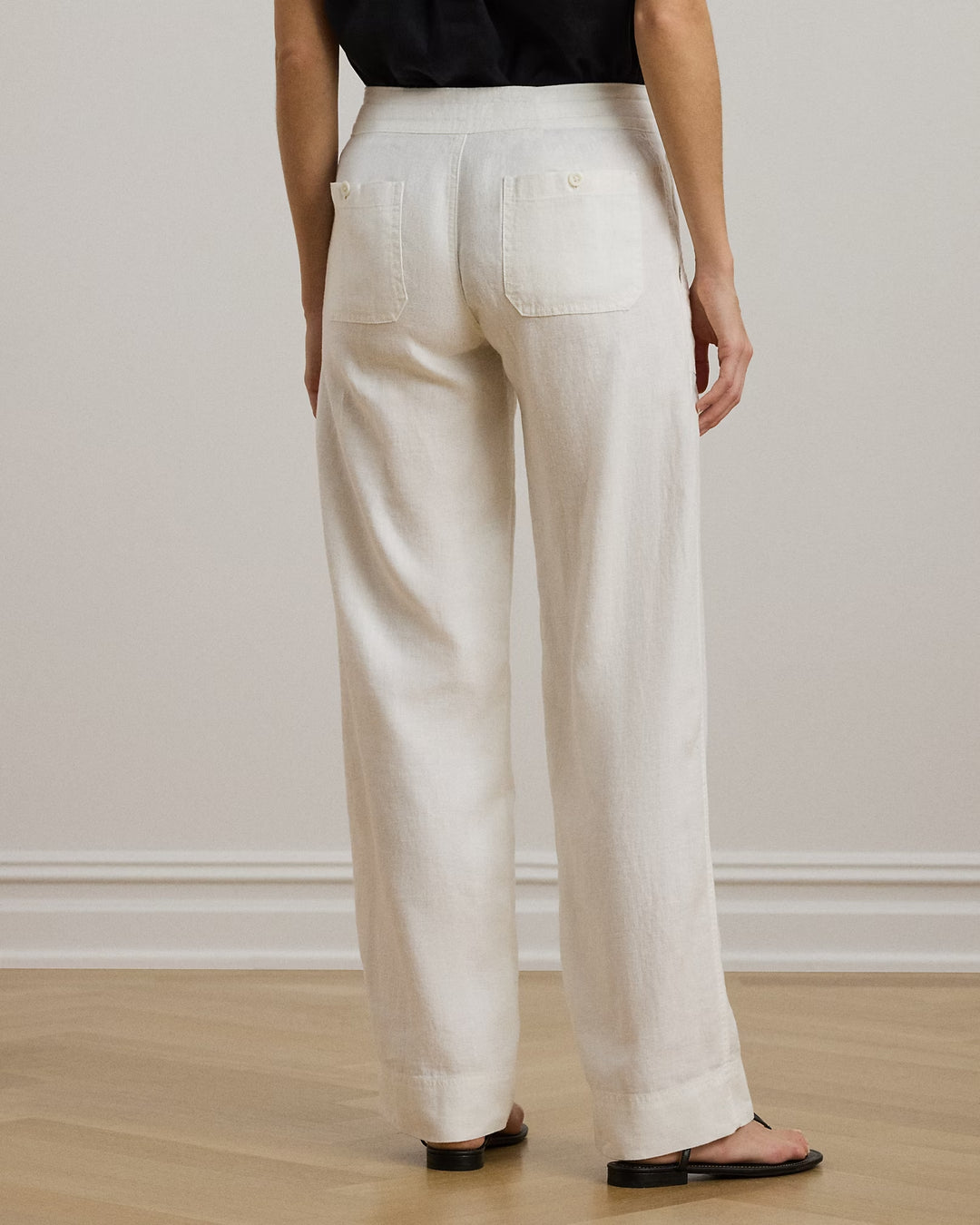 Ralph Lauren Linen Wide-Leg Pant