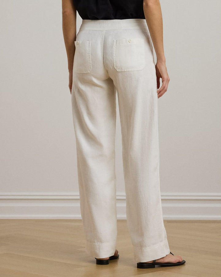 Ralph Lauren Linen Wide-Leg Pant