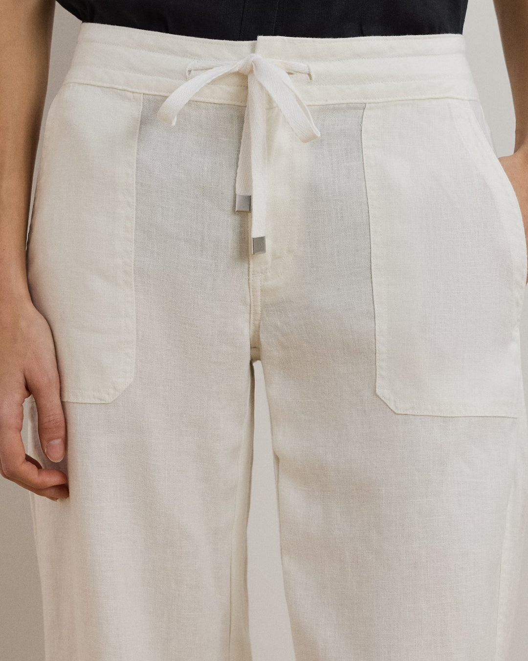 Ralph Lauren Linen Wide-Leg Pant