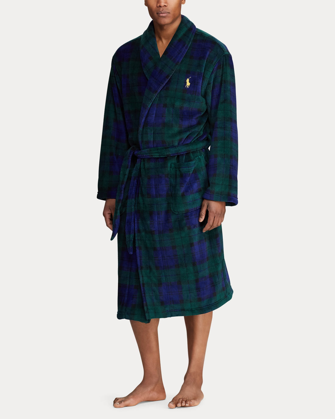 Ralph Lauren Tartan Plush Microfiber Robe