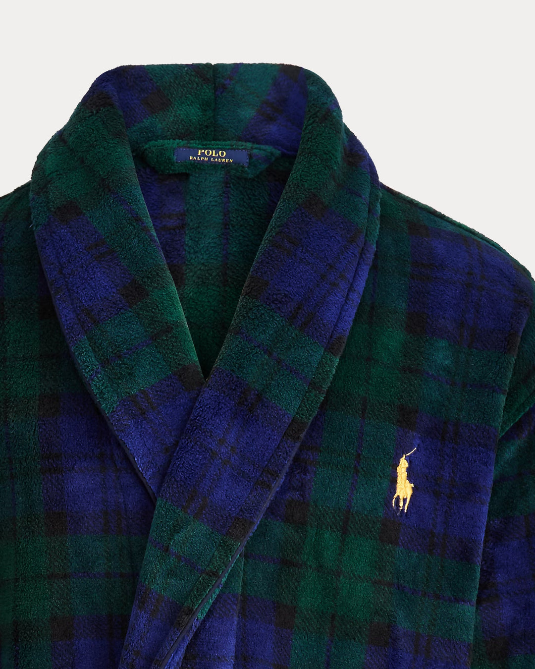 Ralph Lauren Tartan Plush Microfiber Robe