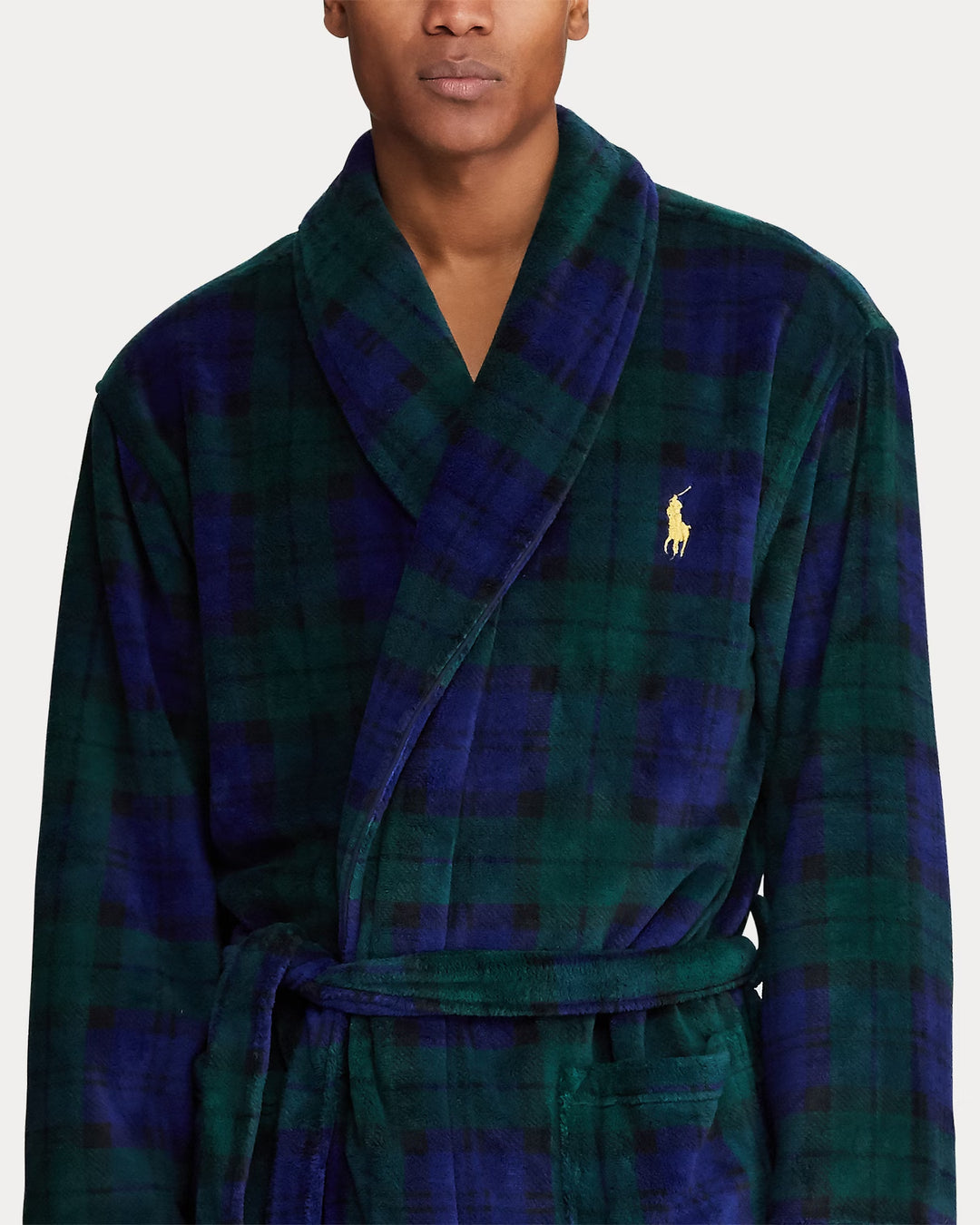 Ralph Lauren Tartan Plush Microfiber Robe