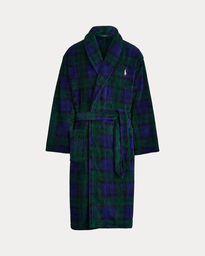 Ralph Lauren Tartan Plush Microfiber Robe