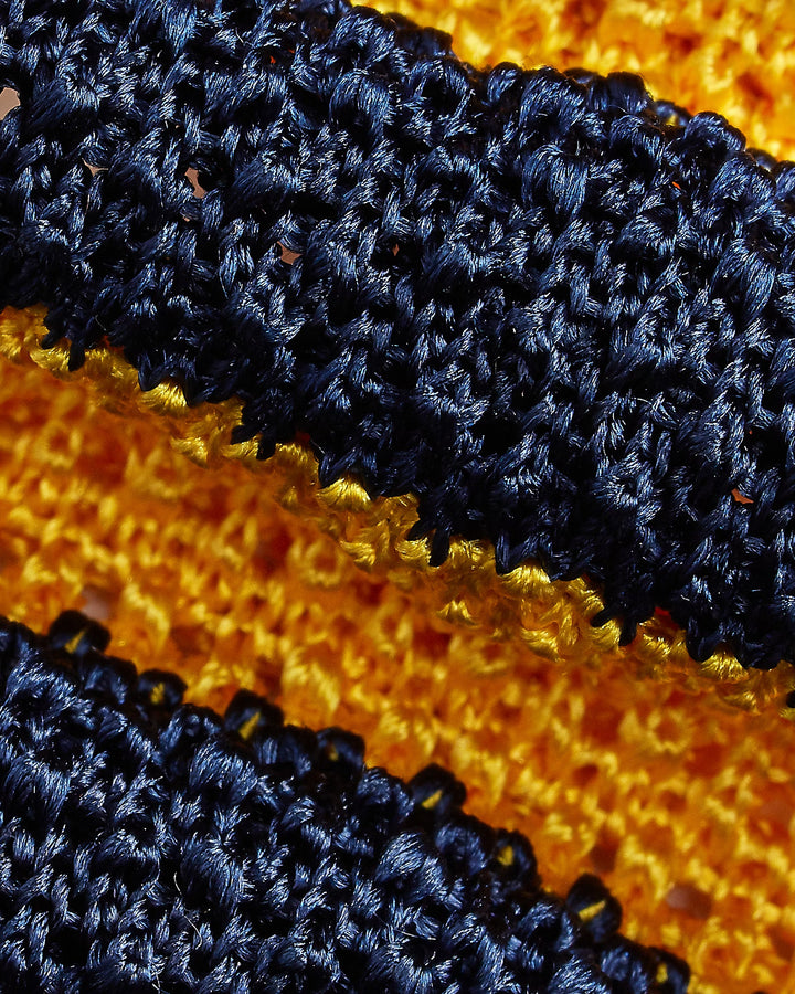 Ralph Lauren Striped Knit Silk Tie