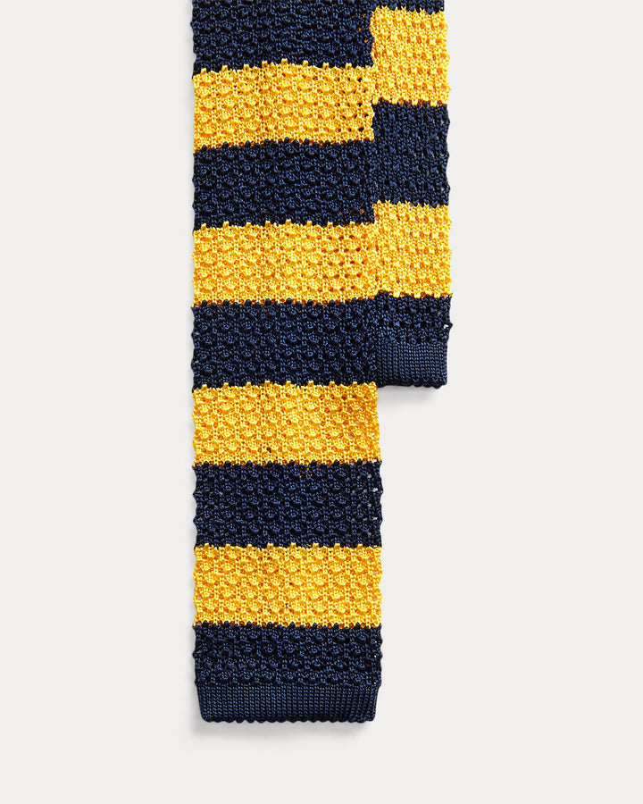 Ralph Lauren Striped Knit Silk Tie