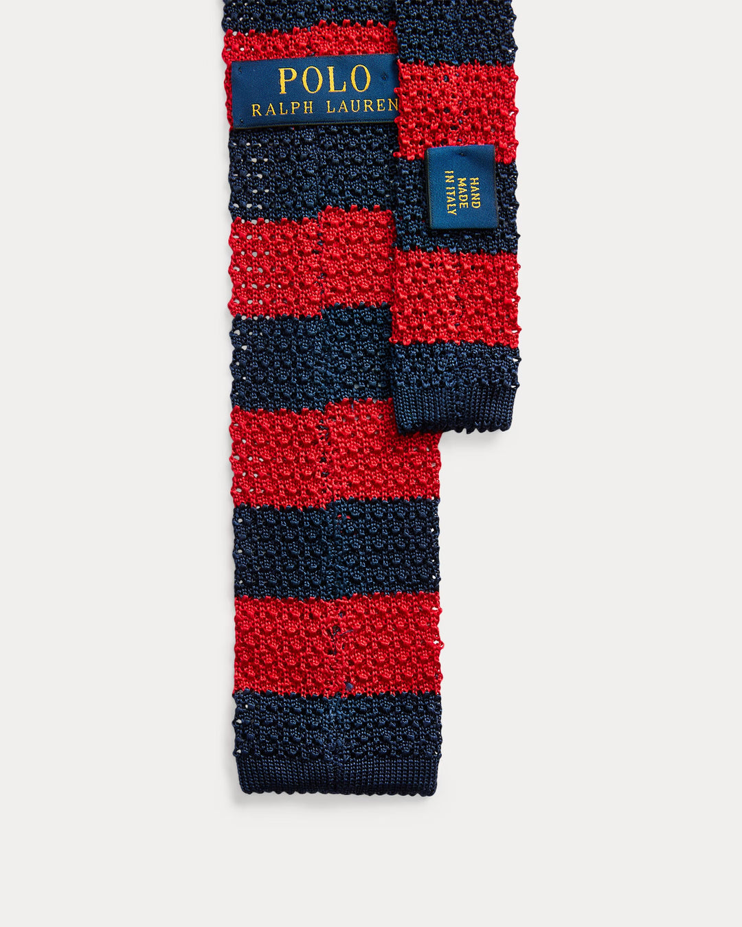 Ralph Lauren Striped Knit Silk Tie