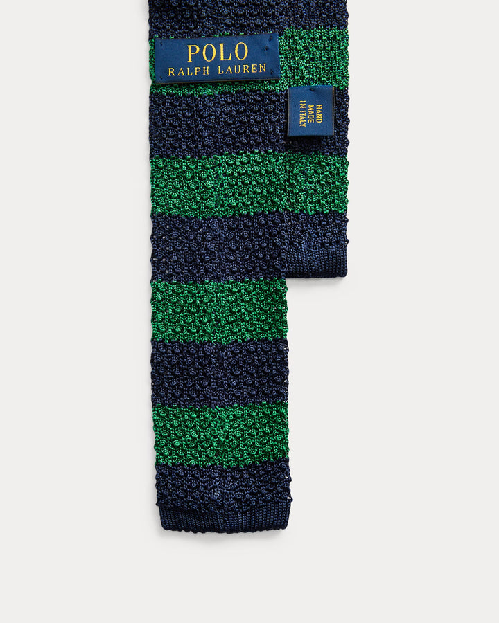 Ralph Lauren Striped Knit Silk Tie