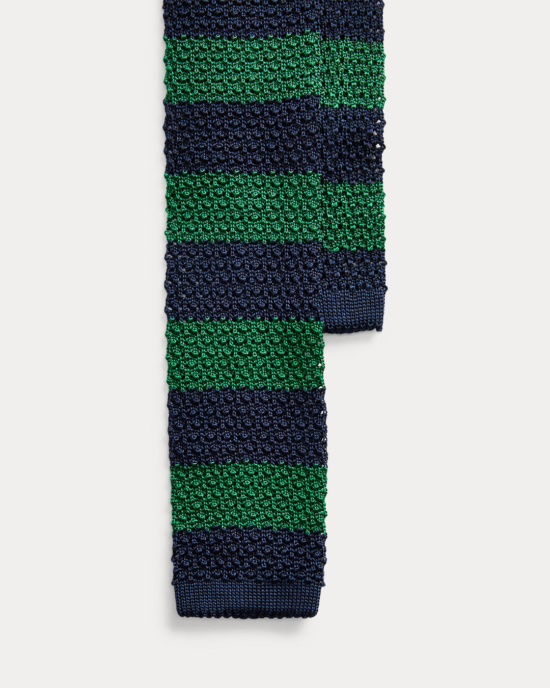 Ralph Lauren Striped Knit Silk Tie