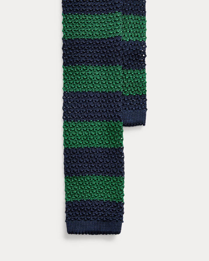 Ralph Lauren Striped Knit Silk Tie