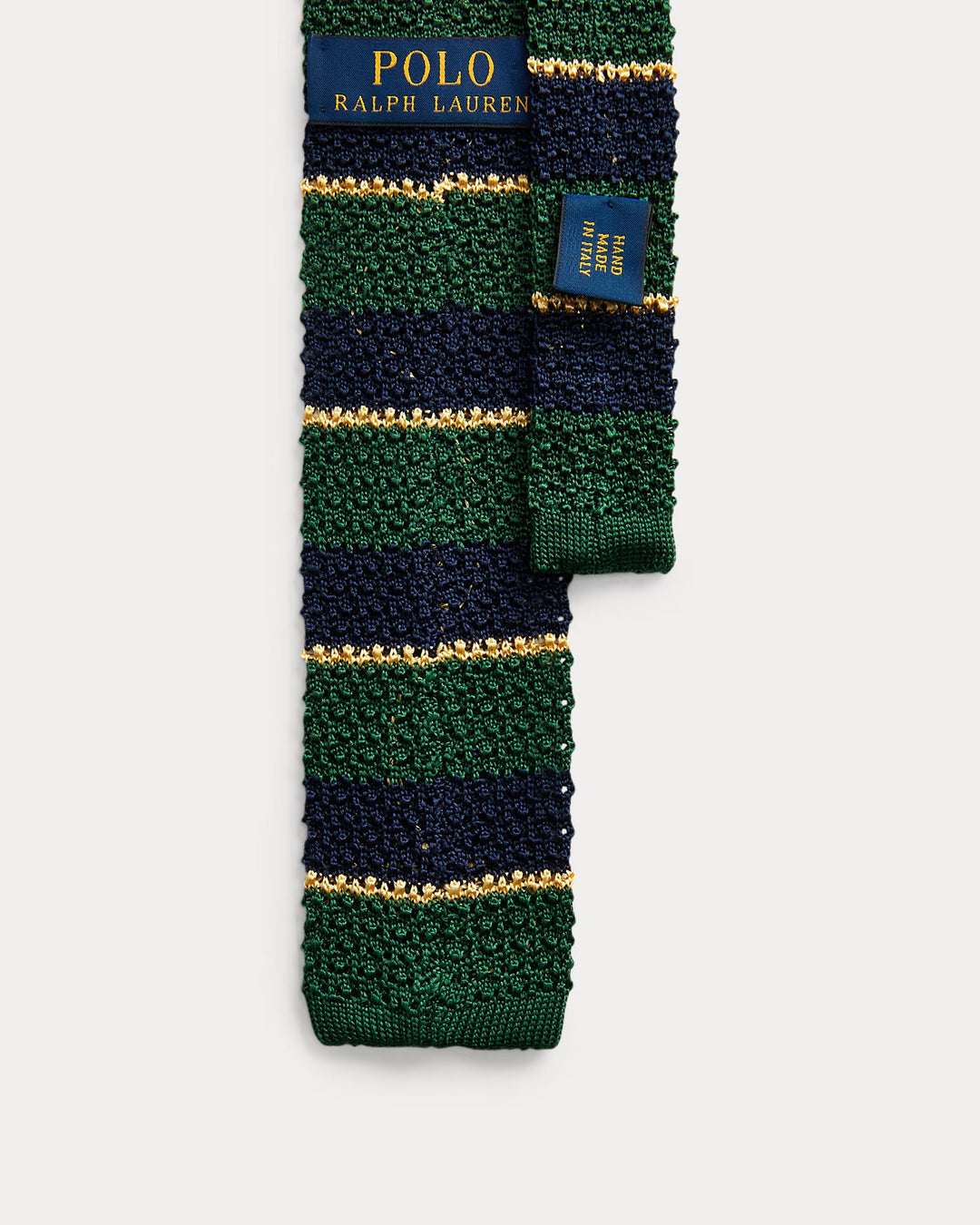 Ralph Lauren Striped Knit Silk Tie