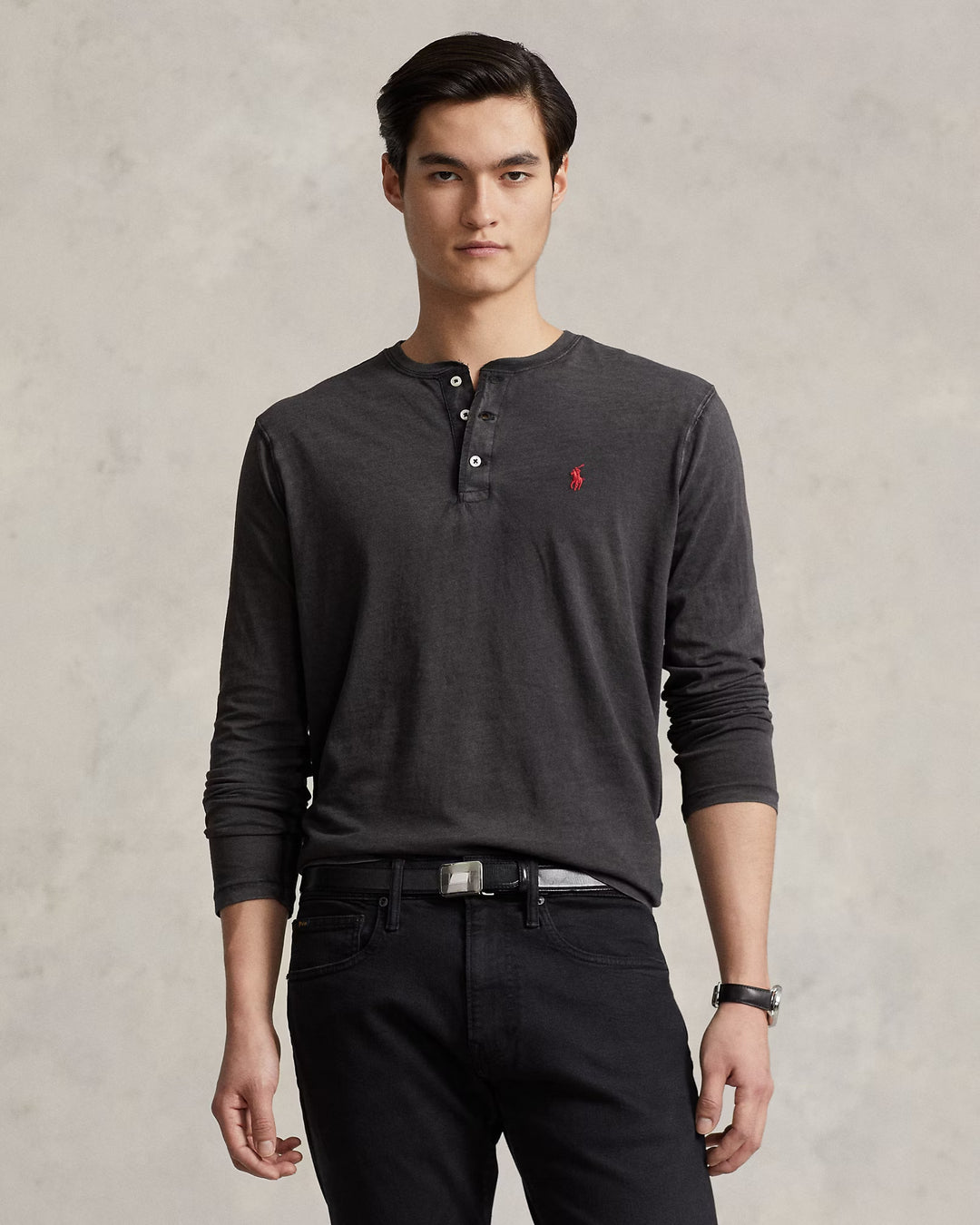 Ralph Lauren Slub Jersey Henley Shirt