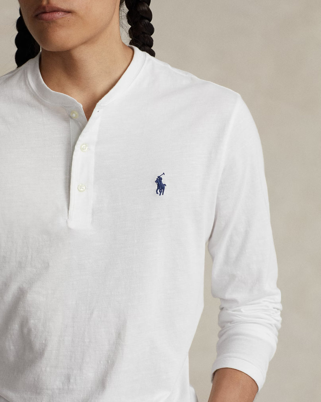 Ralph Lauren Slub Jersey Henley Shirt