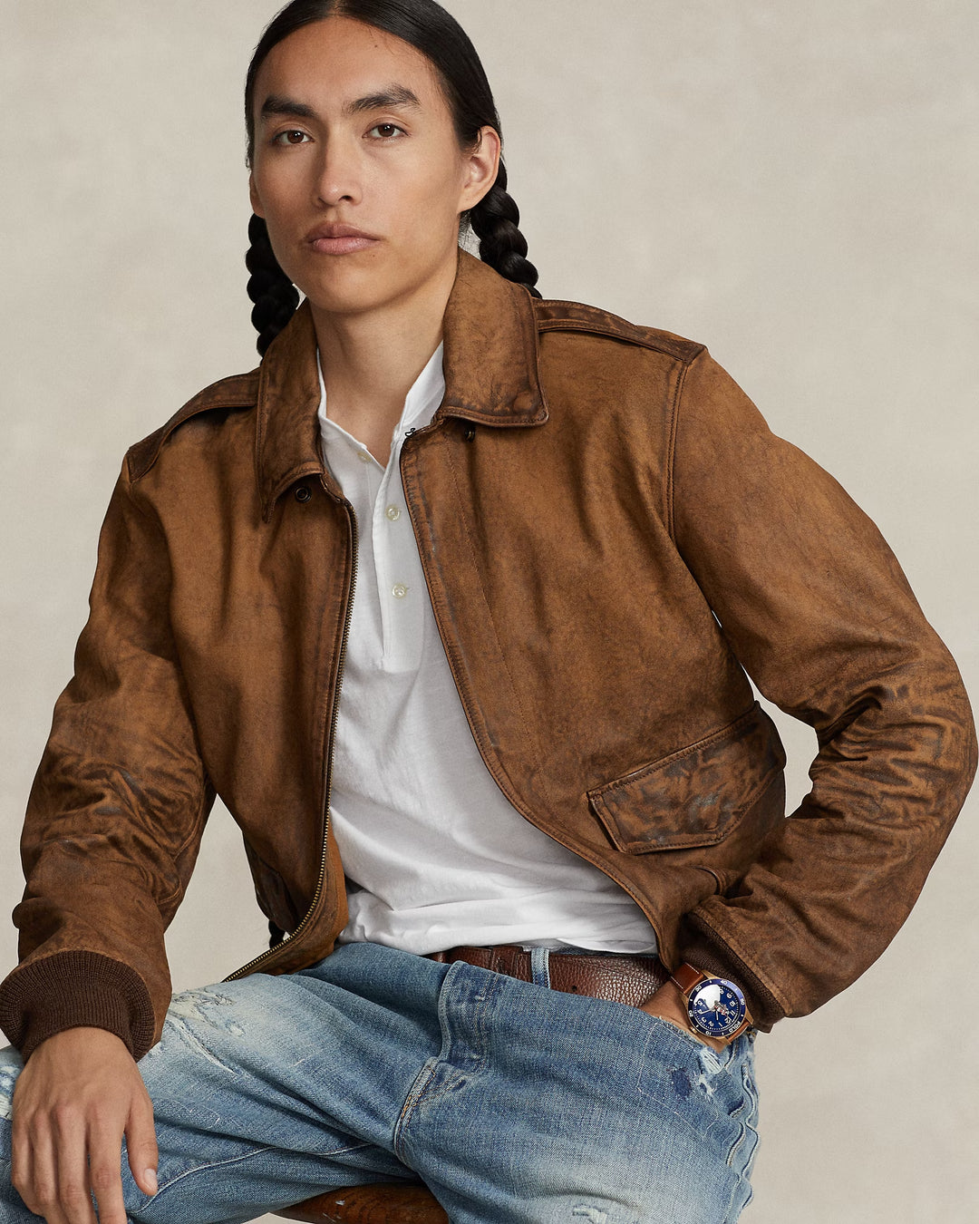 Ralph Lauren Slub Jersey Henley Shirt