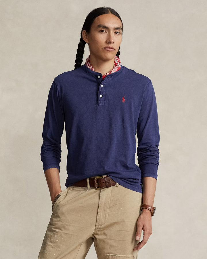 Ralph Lauren Slub Jersey Henley Shirt
