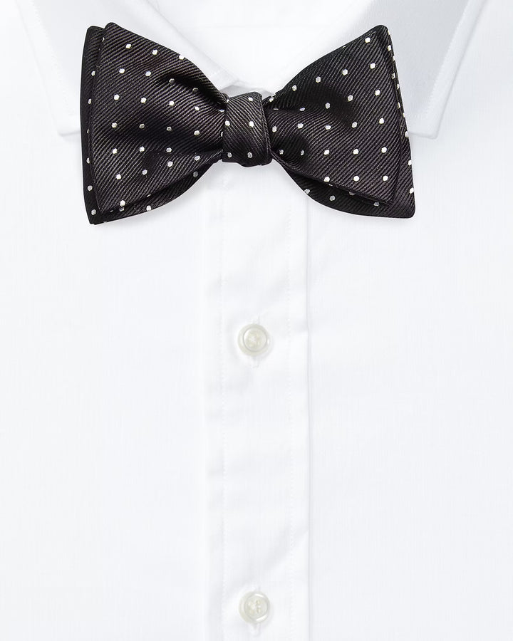 Ralph Lauren Polka-Dot Silk Repp Bow Tie
