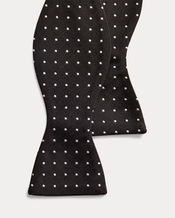 Ralph Lauren Polka-Dot Silk Repp Bow Tie