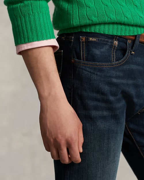 Ralph Lauren  Hampton Relaxed Straight Stretch Jean