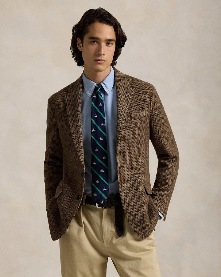 Ralph Lauren Polo Soft Tailored Herringbone Jacket
