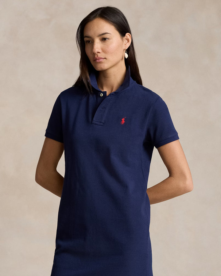 Ralph Lauren Cotton Mesh Polo Dress