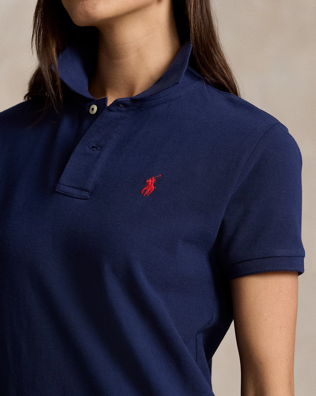 Ralph Lauren Cotton Mesh Polo Dress