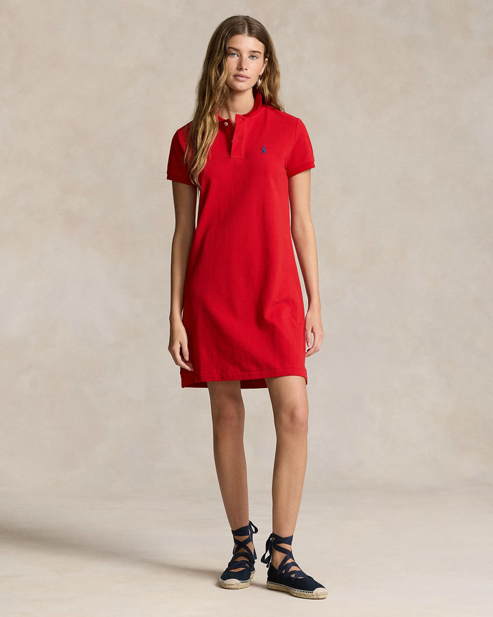 Ralph Lauren Cotton Mesh Polo Dress