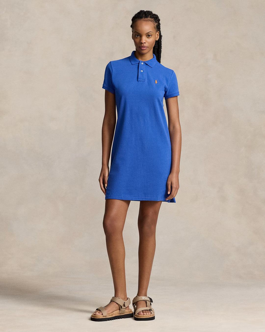 Ralph Lauren Cotton Mesh Polo Dress