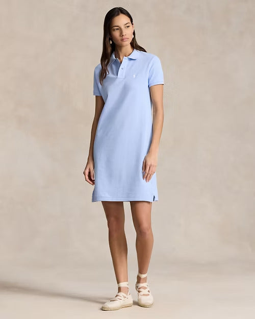 Ralph Lauren Cotton Mesh Polo Dress