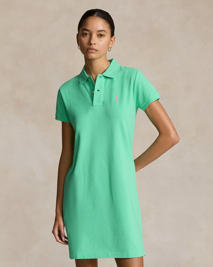 Ralph Lauren Cotton Mesh Polo Dress