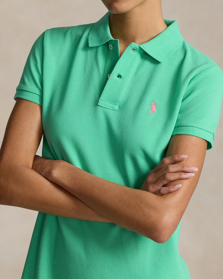 Ralph Lauren Cotton Mesh Polo Dress