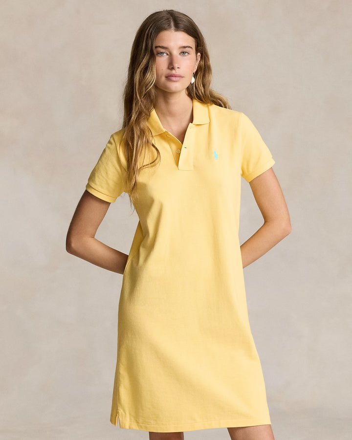 Ralph Lauren Cotton Mesh Polo Dress