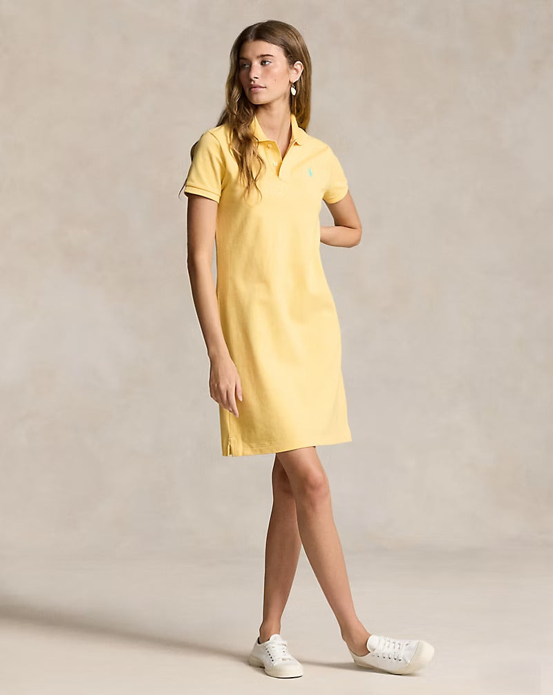 Ralph Lauren Cotton Mesh Polo Dress
