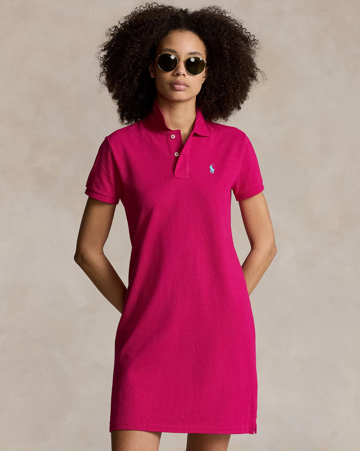 Ralph Lauren Cotton Mesh Polo Dress