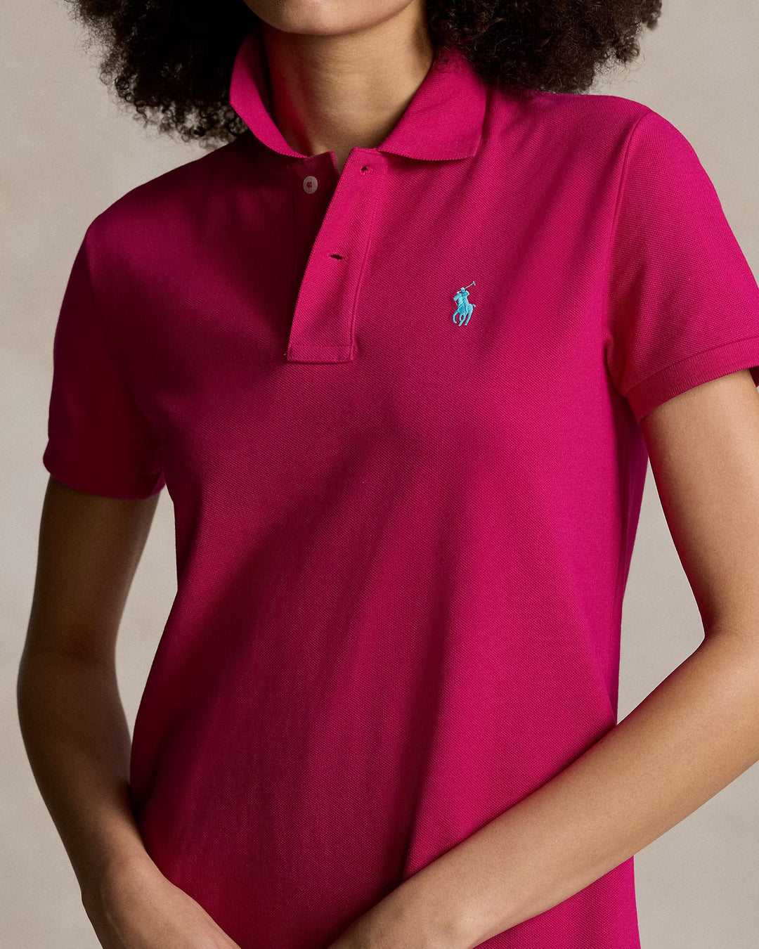 Ralph Lauren Cotton Mesh Polo Dress